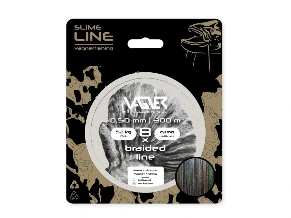 Vagner Šnúra Braided Line Camo Multicolor 0,50mm 300m