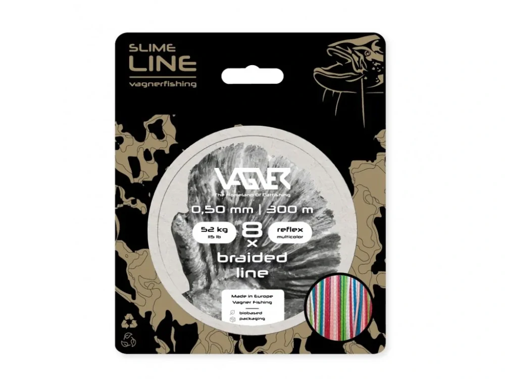 Vagner Šnúra Braided Line Reflex Multicolor 0,50 mm, 300m