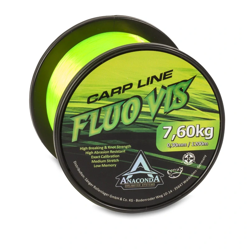 Anaconda vlasec Fluo Vis 1200m 0.30 mm