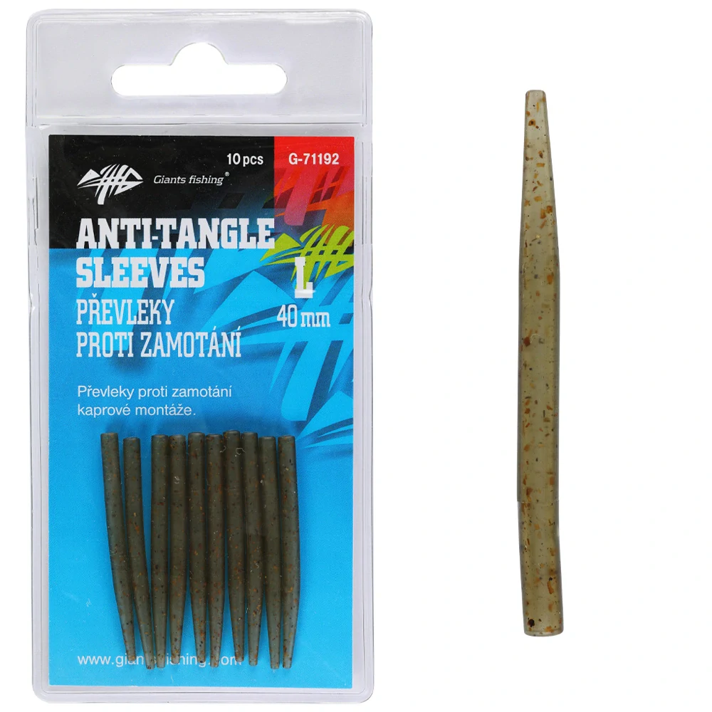 Giants fishing Prevleky proti zamotaniu Anti-Tangle Sleeves L-40mm, 10ks