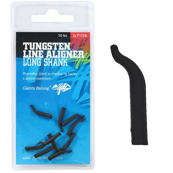 Giants fishing Rovnátka na háček Tungsten Line Aligner Long Shank ve velikosti 6-12/10ks