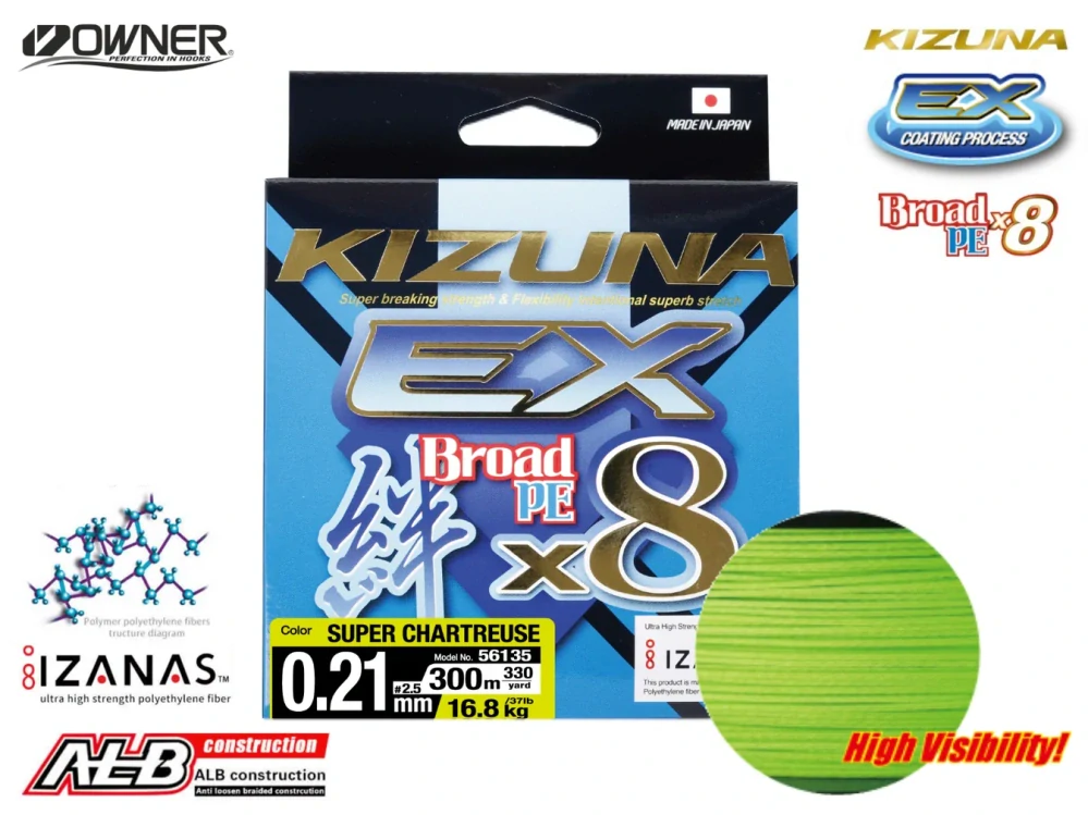 Owner Kizuna EX X8 Line 300 m