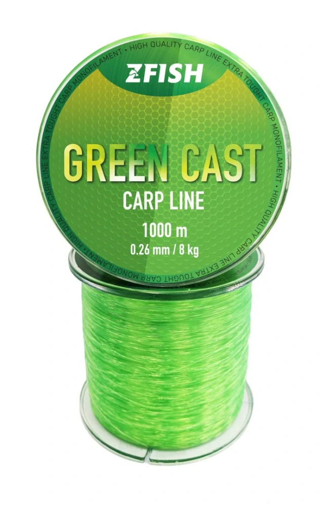 ZFISH VLASEC GREEN CAST CARP LINE 1000M