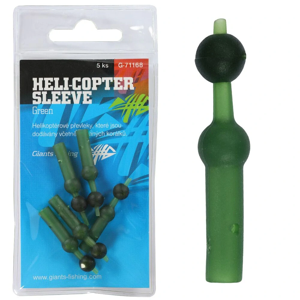 Giants fishing Systém na montáž Heli-Copter Sleeve Green 5ks