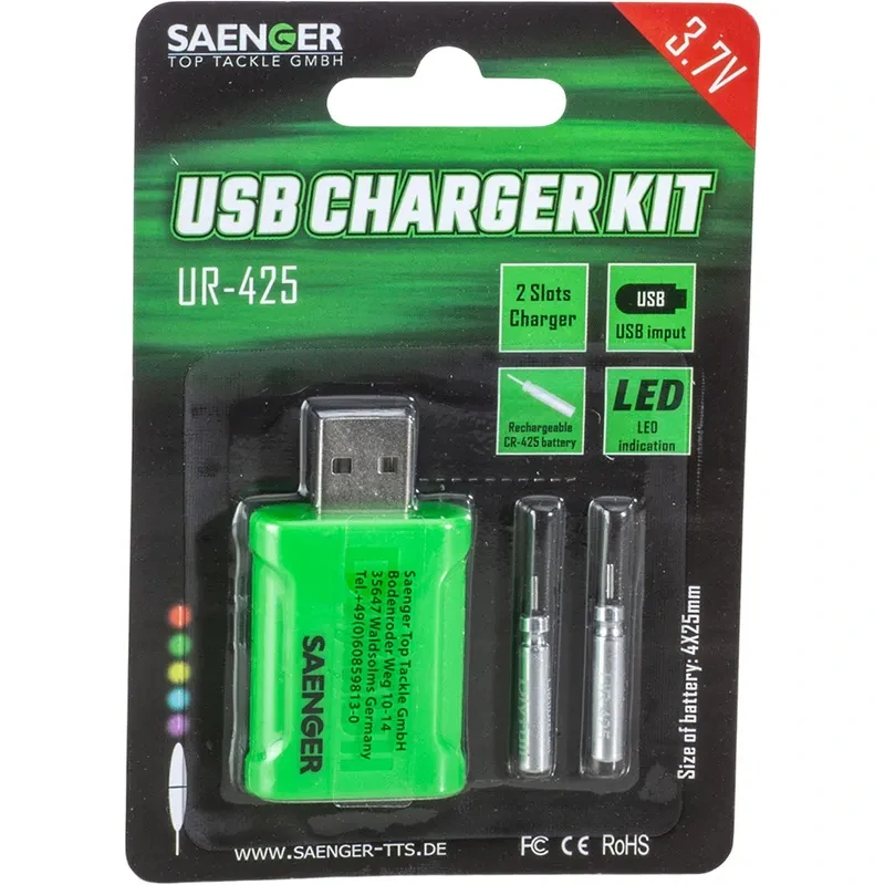 Saenger nabíjacia sada pre svietiace plaváky USB Charger Kit UR-425 CR425