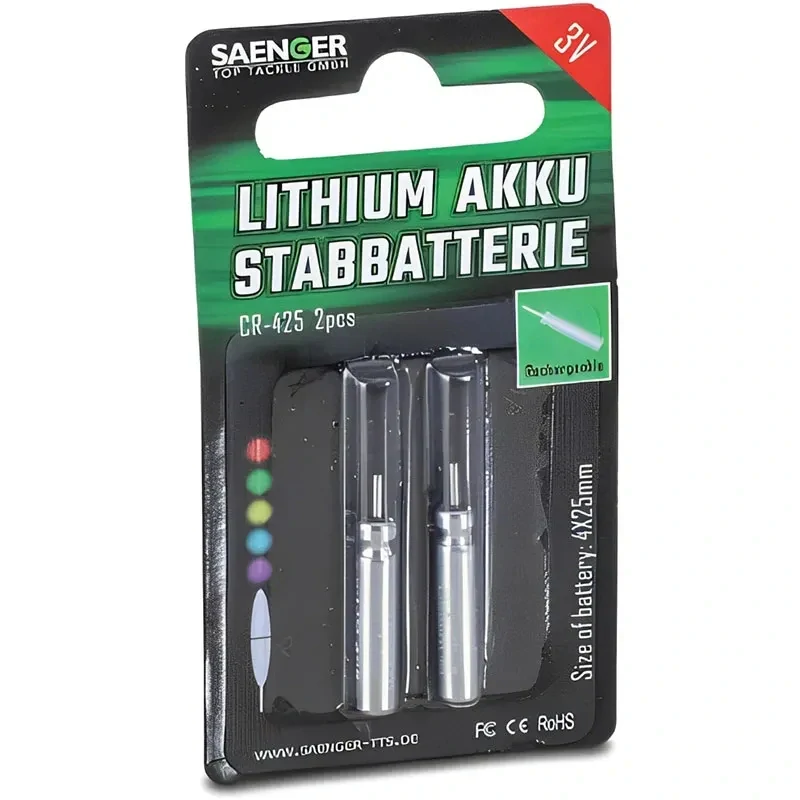 Saenger batérie do plaváka CR425 3V 25x4mm 2ks