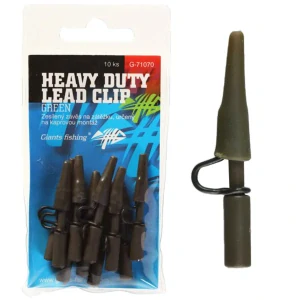 Bočný záves kovový Heavy Duty Lead Clip Green, 10ks