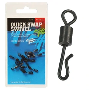 Rýchlovýmenný obratlík Quick Swap Swivel, UK.4 (vel.8 EU )/10ks