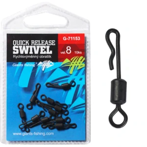 Giants fishing Rýchlovýmenný obratlík Quick Release Swivel, vel.8/10ks