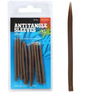 Giants fishing Prevleky proti zamotaniu Anti-Tangle Sleeves Hnedé XL ( 54mm )/10ks