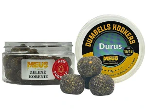 DUMBELLS CHYTAČKY DURUS 15mm/18mm – Zelené Korenie