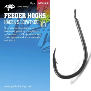 Háčiky s lopatkou Feeder 10ks, veľ. 8