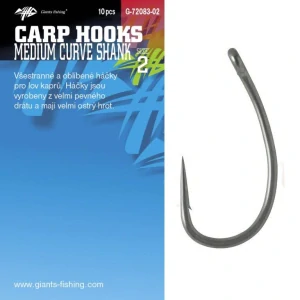 Háčik s očkom Medium Curve Shank 10ks