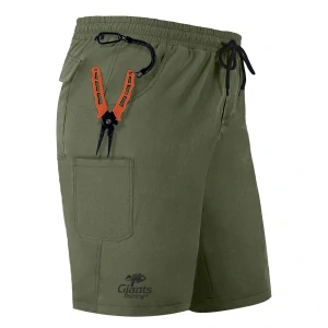 Giants Fishing Kraťasy Shorts Quick Dry UV50+Olivová Zelená