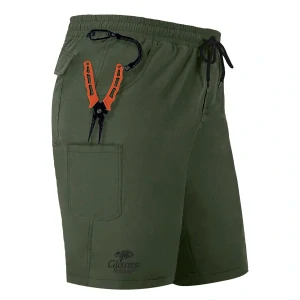 Giants Fishing Kraťasy Shorts Quick Dry UV50+Tmavozelené