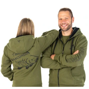 Anaconda mikina Since 2001 Team Zipper Hoodie
