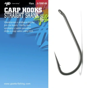 Háčiky s očkom Straight Shank 10ks