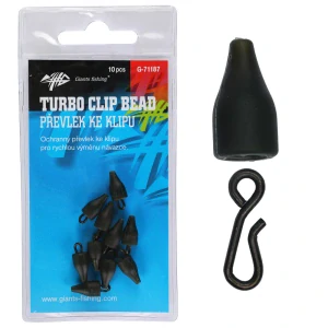 Giants fishing Rýchlovýmenný klip s prevlekom Turbo Beads 10ks