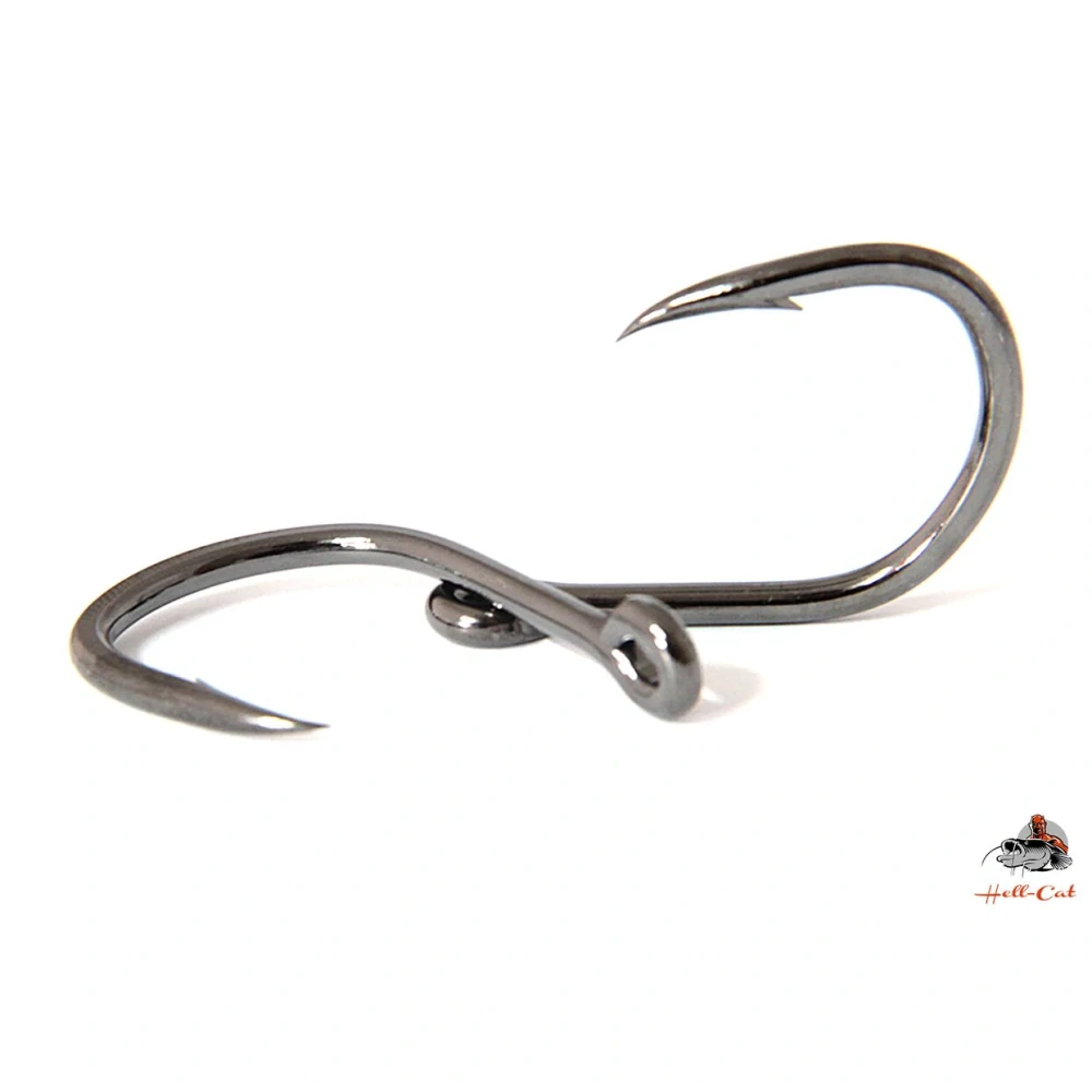 Hell-Cat Háčiky s očkom Live Bait 4X Strong vel. 6/0 - 3ks