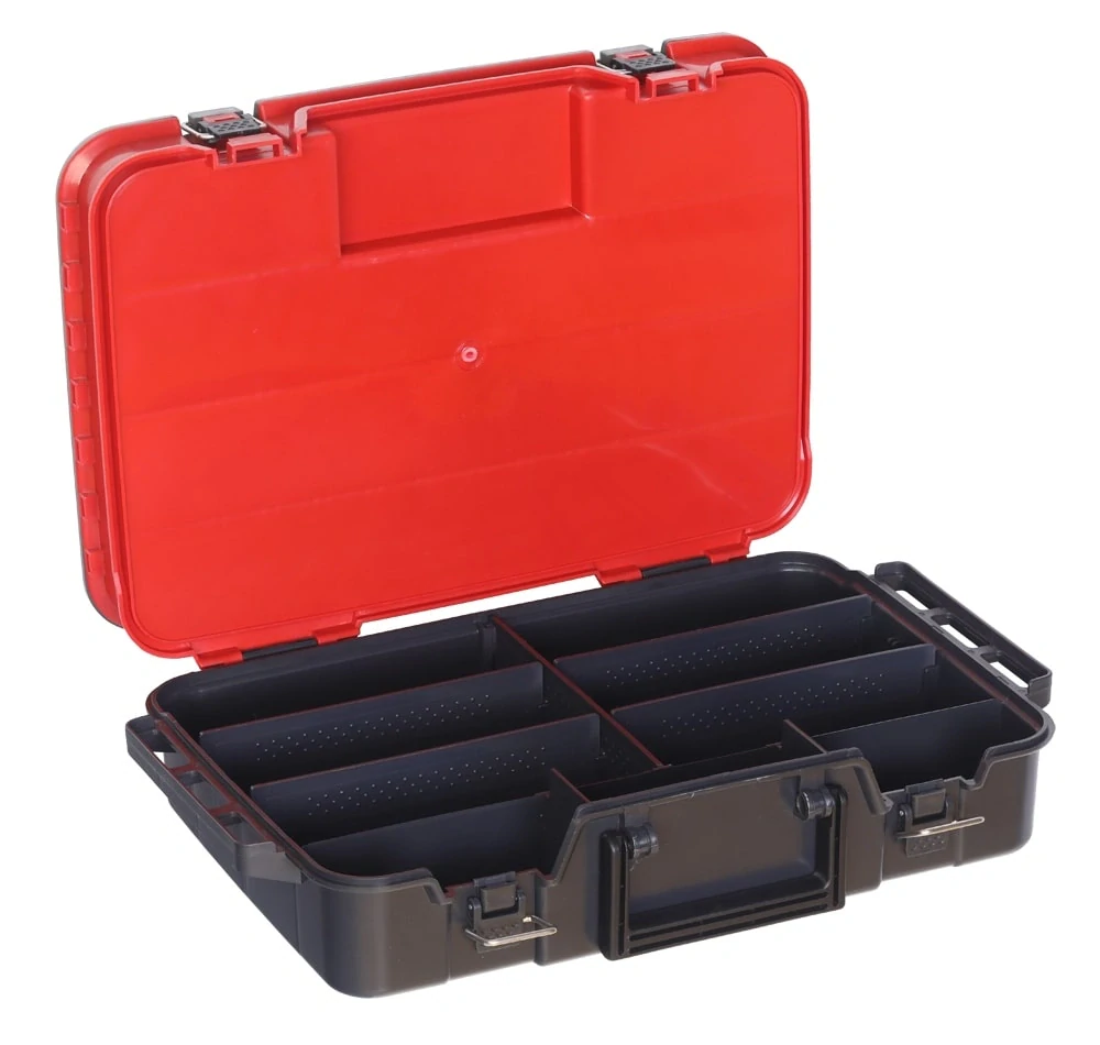 Hell-Cat Kufrík plastový TB Double Layer ( Red-Grey )