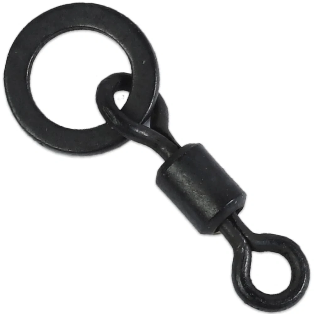 Obrovský rybářský Obratlík s kroužkom Swivel s kruhom, veľ.14/10ks