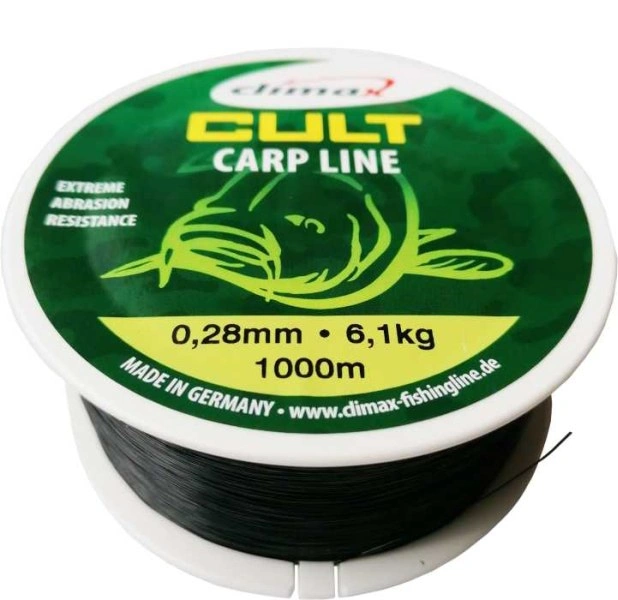 Climax silon Cult Carp line - čierny 1000m