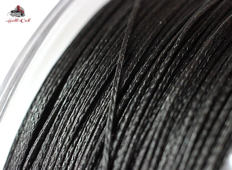 Hell-Cat Pletená šnúra Round Braid Power Black 200m