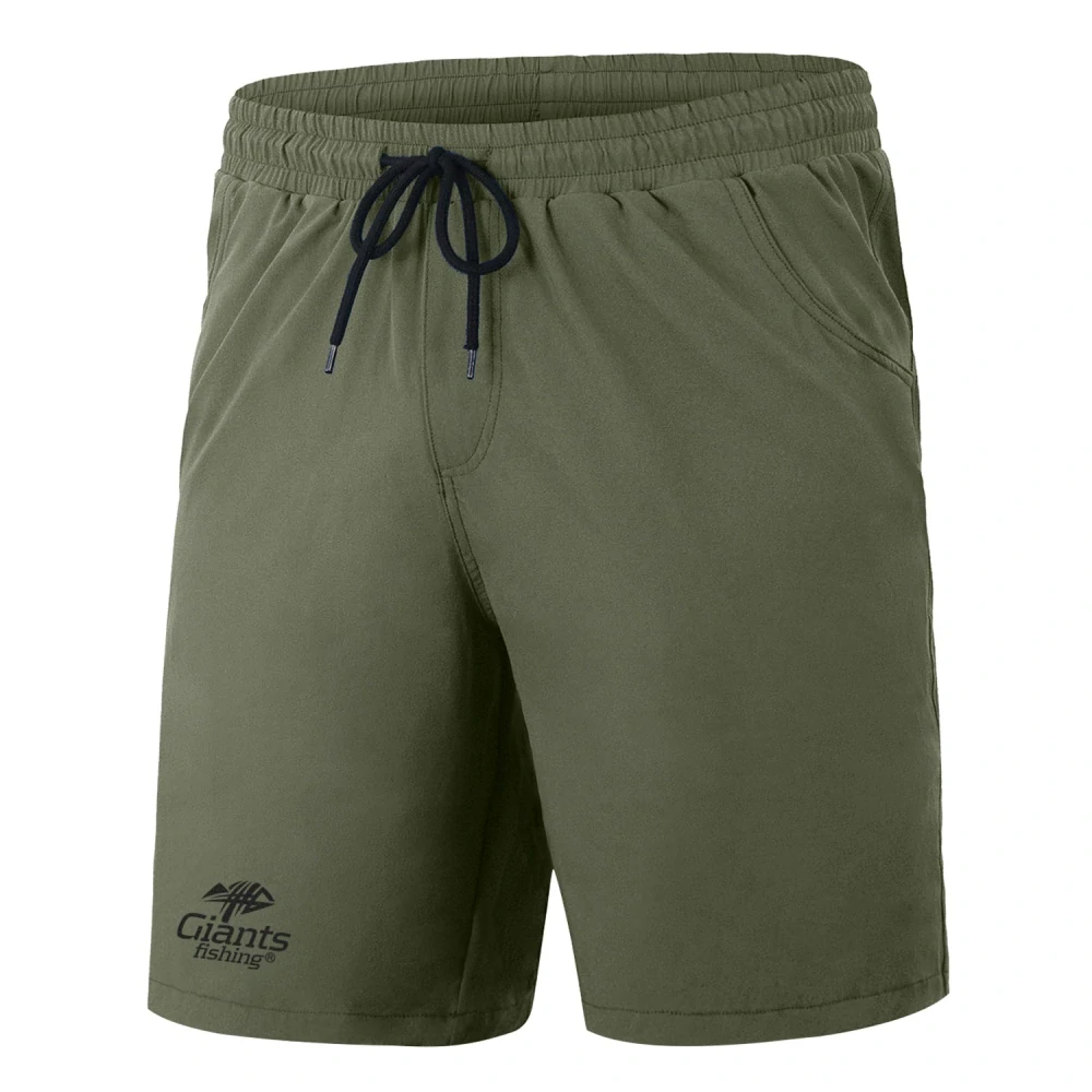 Giants Fishing Kraťasy Shorts Quick Dry UV50+Olivová Zelená