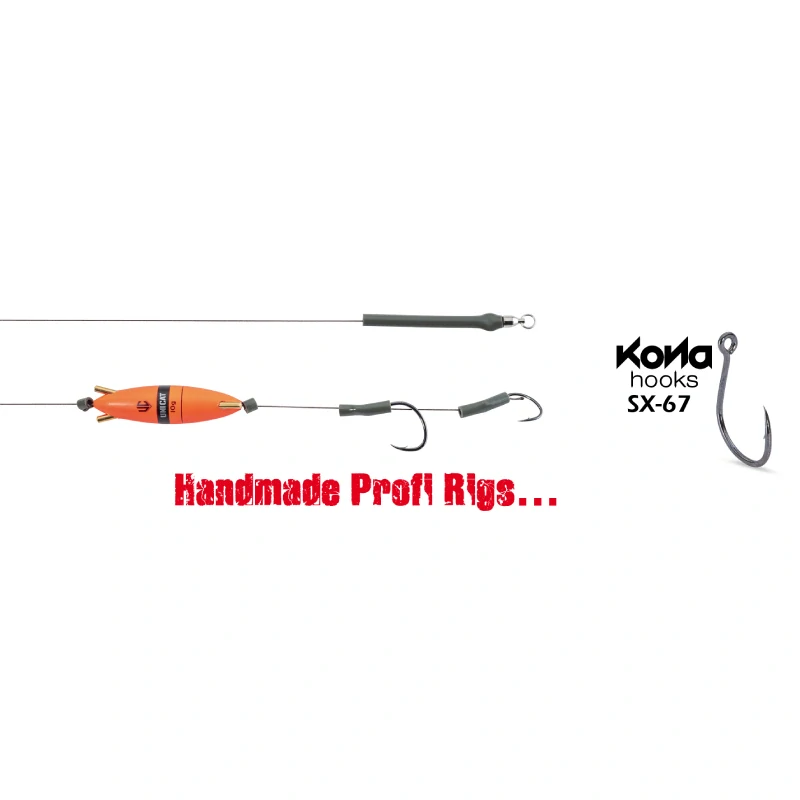 Uni Cat nadväzec Power Rattle Hair Rig SX-67 4/0 + 2/0