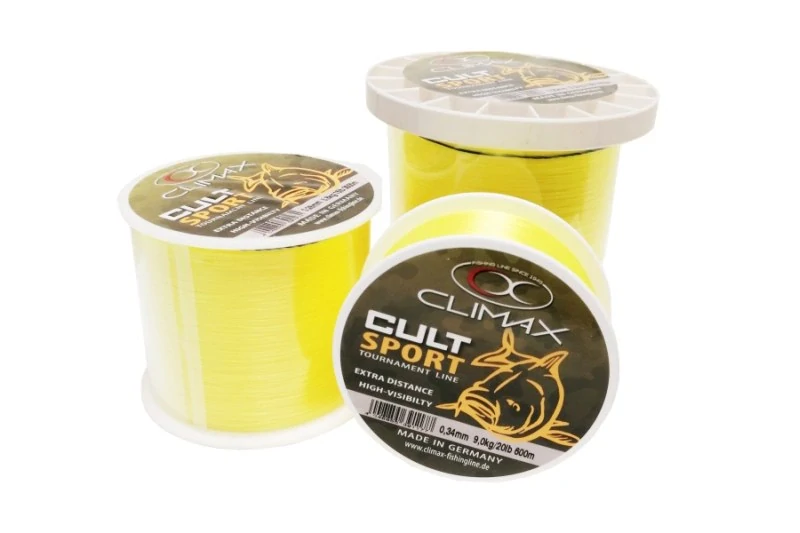 CLIMAX silon CULT Carp Line 600m Fluo-žltá, Priemer: 0,30mm nosnosť: 8,3kg