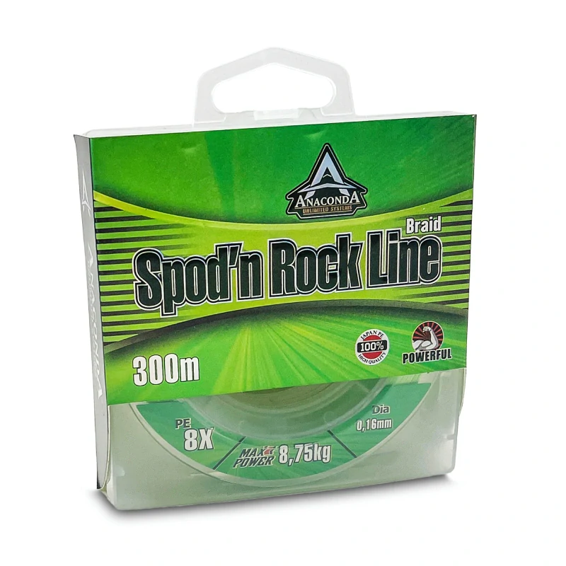 Anaconda šnúra Spod‘n Rock Line 0,23mm 300m zelená