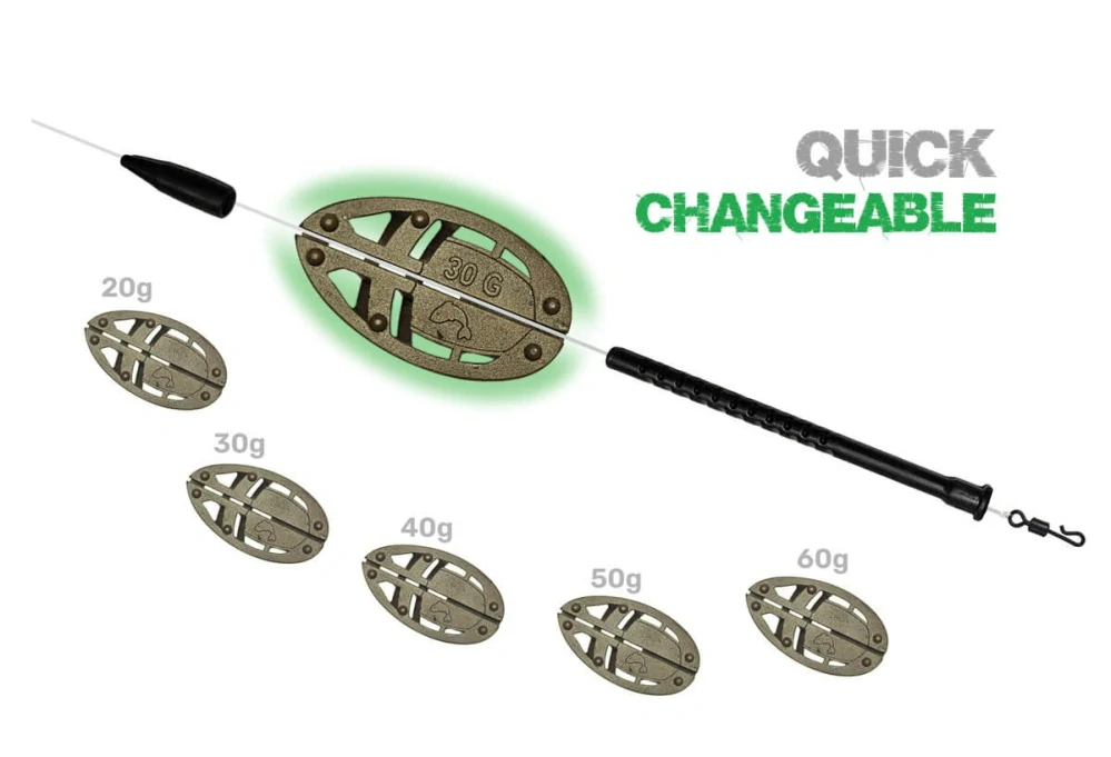 ZFISH SADA METHOD FEEDER SET ZFX 50,60 G + FORMIČKA