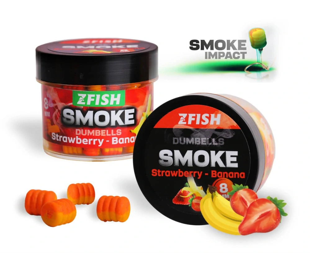ZFISH SMOKE POP-UP DUMBELLS 8 MM