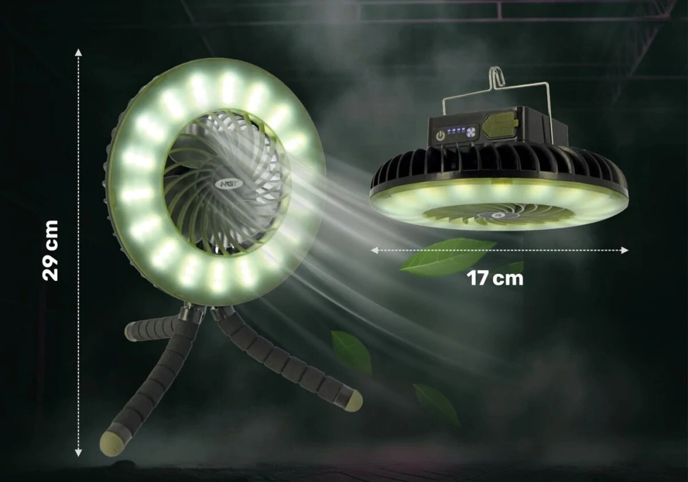 NGT VENTILÁTOR DYNAMIC FAN & BIVVY LIGHT