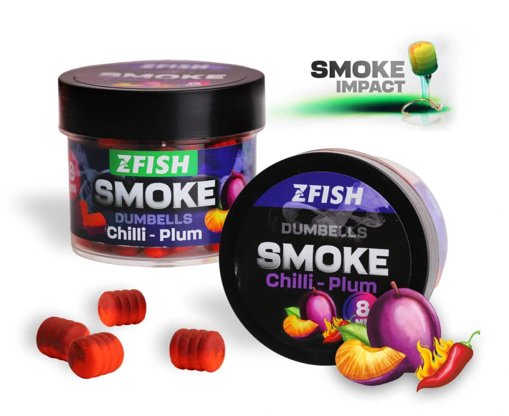 ZFISH SMOKE POP-UP DUMBELLS 8 MM