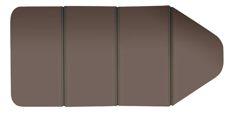 Čln Kolibri KM-245 P šedý, pevná podlaha