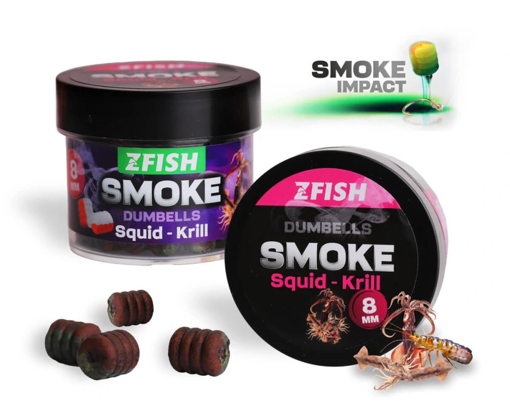 ZFISH SMOKE POP-UP DUMBELLS 8 MM